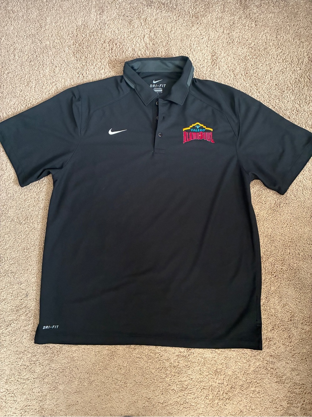 Nike Dri-FIT Black Polo Alamo bowl